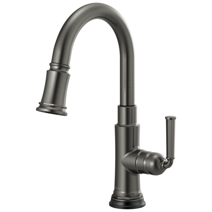 Brizo Rook 1.8 GPM Single Hole Pull Down Prep Kitchen Faucet with MagneDock and SmartTouch - Limited Lifetime Warranty (5 Year on Electronic Parts)