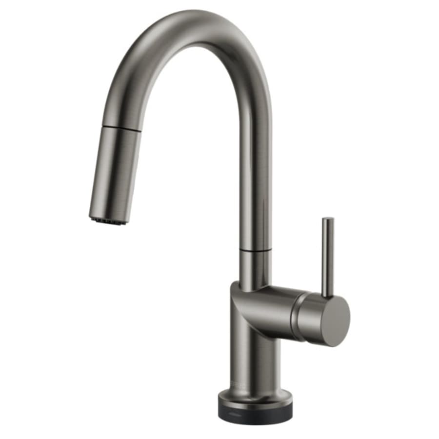 Brizo Odin 1.8 GPM Single Hole Pull Down Bar Faucet with On/Off Touch Activation and Arc Spout - Less Handle