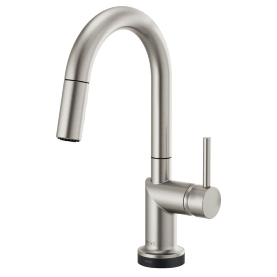 Brizo Odin 1.8 GPM Single Hole Pull Down Bar Faucet with On/Off Touch Activation and Arc Spout - Less Handle