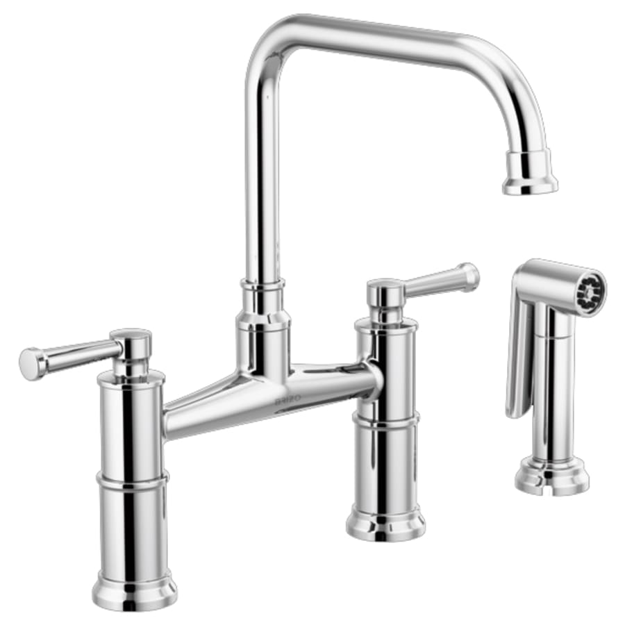 Brizo Artesso Bridge Kitchen Faucet with Side Spray - Limited Lifetime Warranty