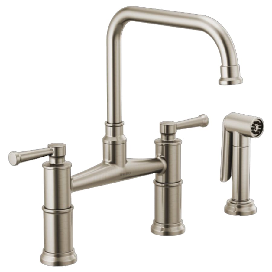 Brizo Artesso Bridge Kitchen Faucet with Side Spray - Limited Lifetime Warranty
