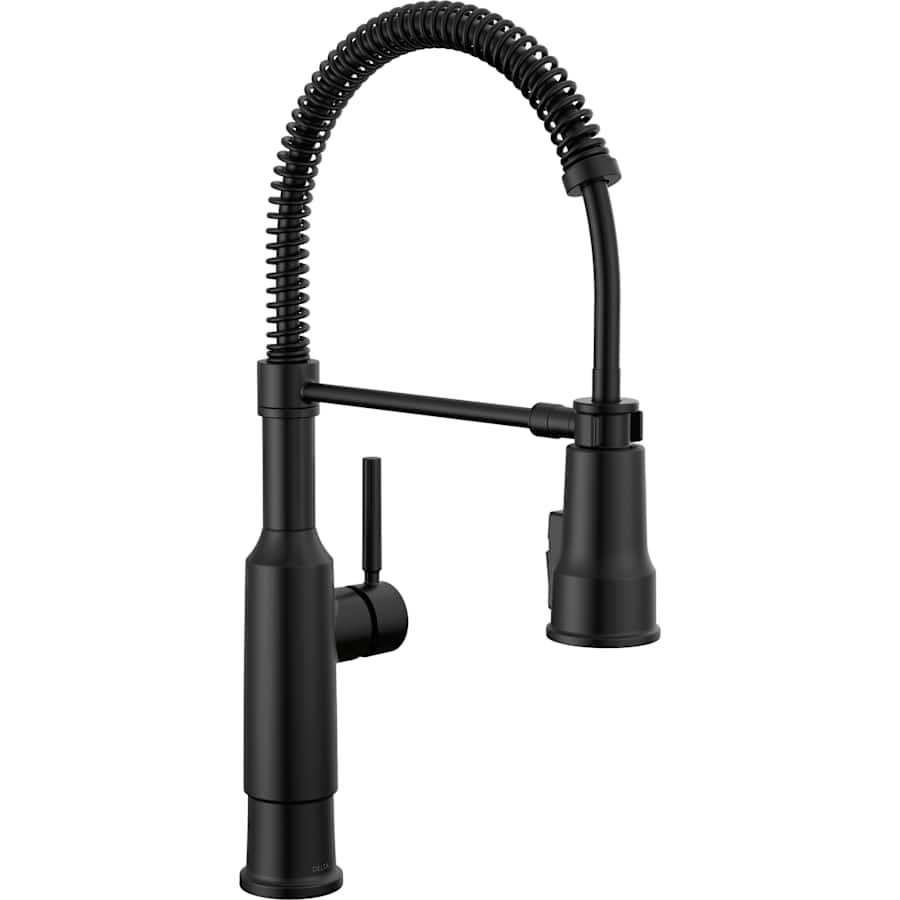 Delta Theodora 1.8 GPM Single Hole Pre-Rinse Pull Down Kitchen Faucet - Includes Escutcheon