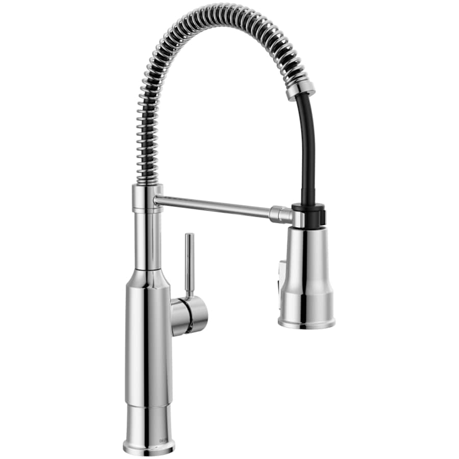 Delta Theodora 1.8 GPM Single Hole Pre-Rinse Pull Down Kitchen Faucet - Includes Escutcheon