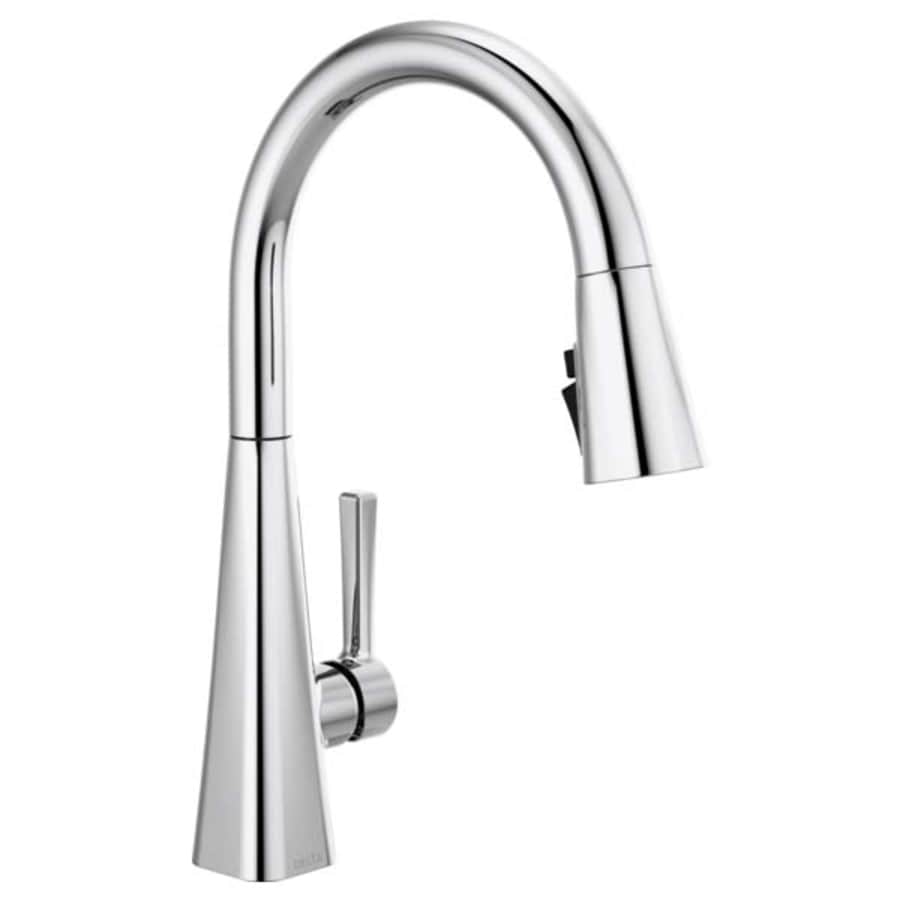 Delta Lenta Single-Handle Pull-Down Kitchen Faucet with ShieldSpray