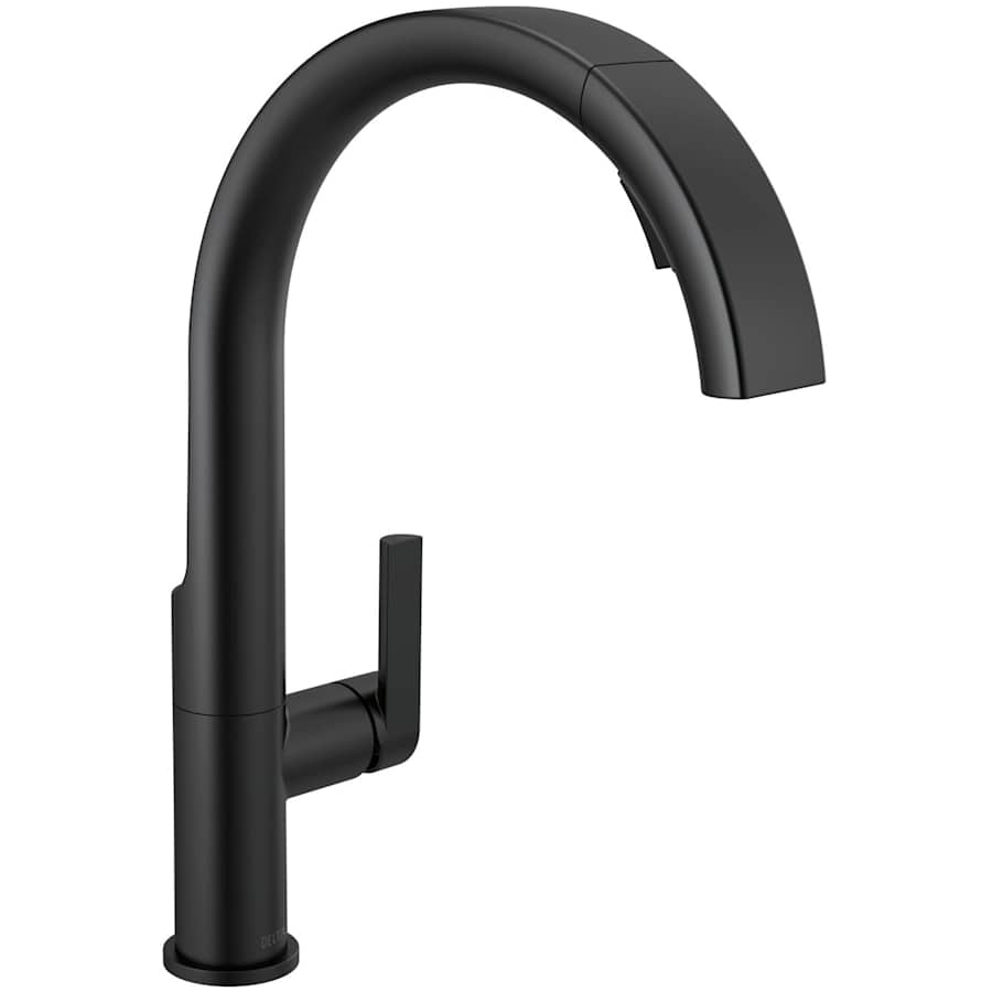 Delta Keele 1.8 GPM Single Hole Pull Down Kitchen Faucet MagnaTite and Touch-Clean Technology
