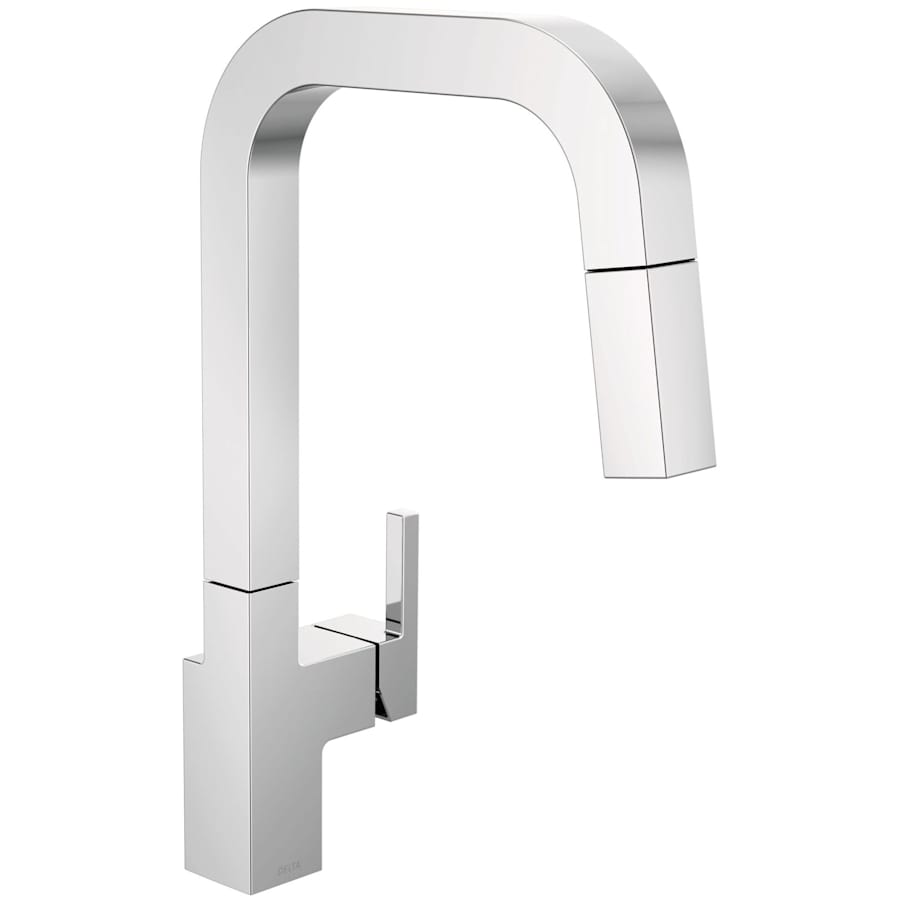 Delta Junction 1.8 GPM Single Hole Pull Down Kitchen Faucet With MagnaTite and Touch-Clean Technology