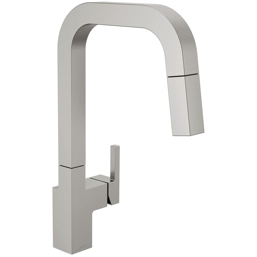 Delta Junction 1.8 GPM Single Hole Pull Down Kitchen Faucet With MagnaTite and Touch-Clean Technology
