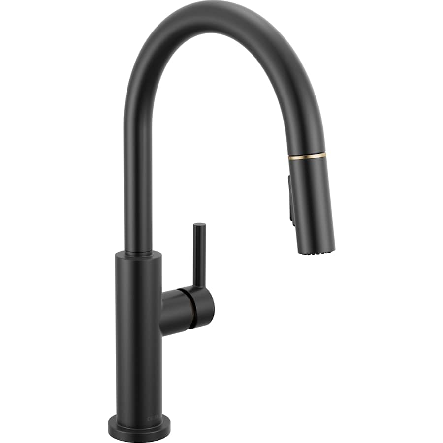 Delta Nicoli 1.8 GPM Single Hole Pull Down Kitchen Faucet - Includes Escutcheon