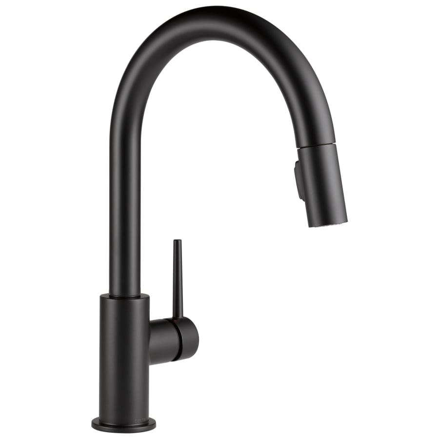 Delta Trinsic 1.8 GPM Single Hole Pull Down Kitchen Faucet with Limited Swivel