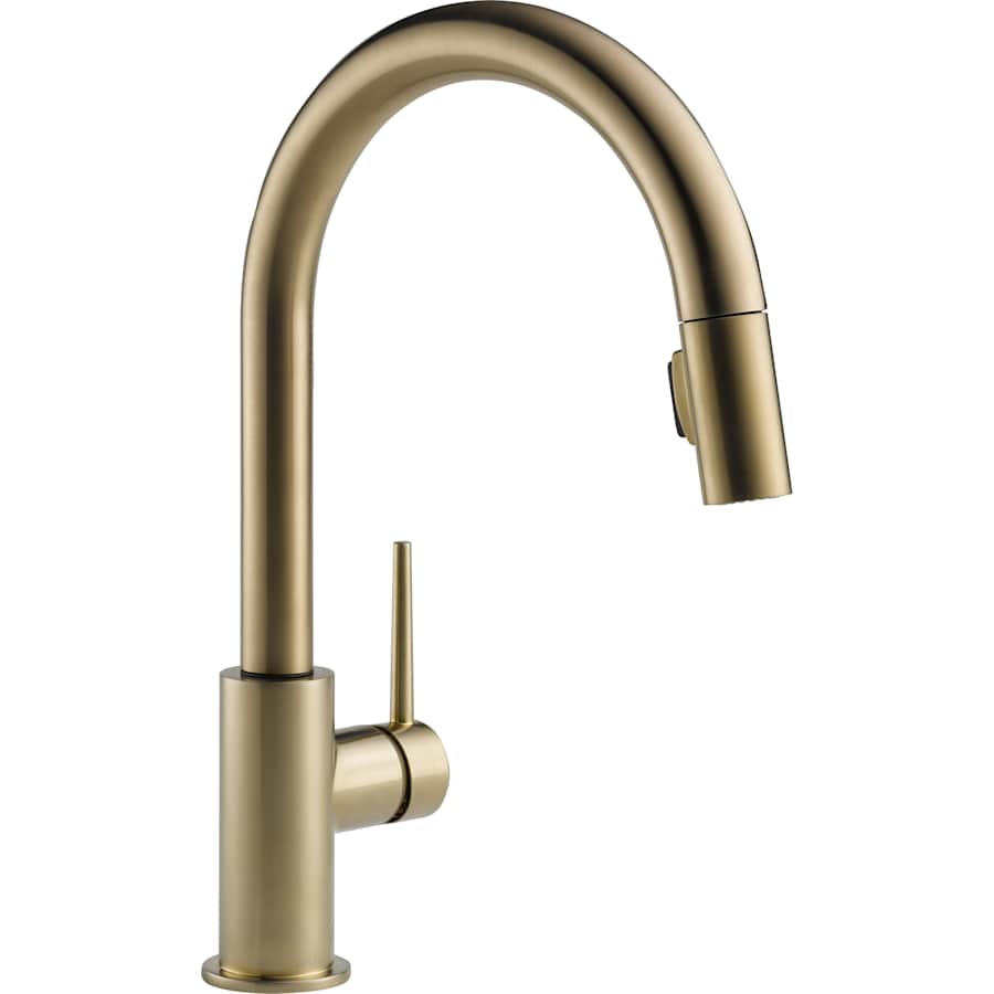 Delta Trinsic Pull-Down Kitchen Faucet with Magnetic Docking Spray Head - Includes Lifetime Warranty