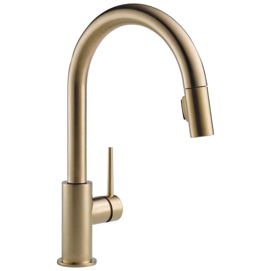 Delta Trinsic 1.8 GPM Single Hole Pull Down Kitchen Faucet with Limited Swivel