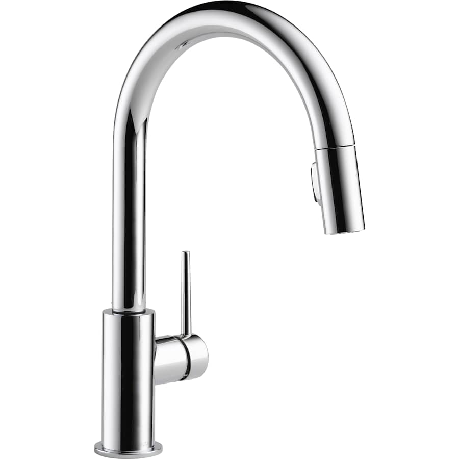 Delta Trinsic Pull-Down Kitchen Faucet with Magnetic Docking Spray Head - Includes Lifetime Warranty