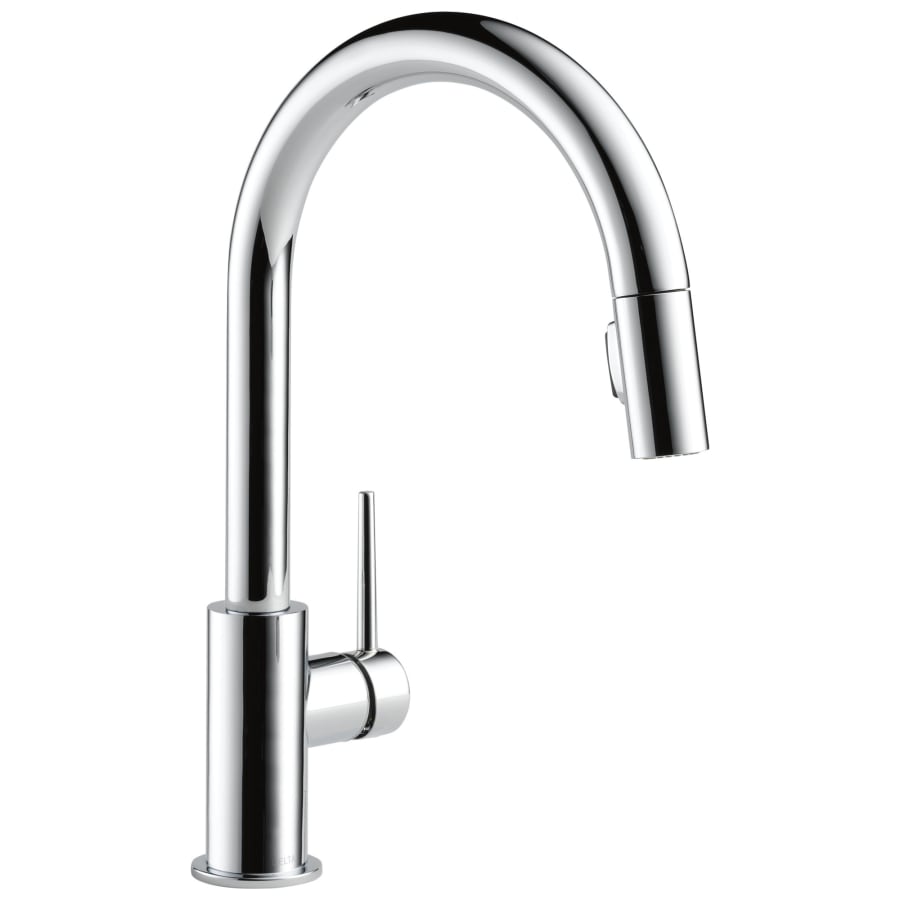 Delta Trinsic 1.8 GPM Single Hole Pull Down Kitchen Faucet with Limited Swivel