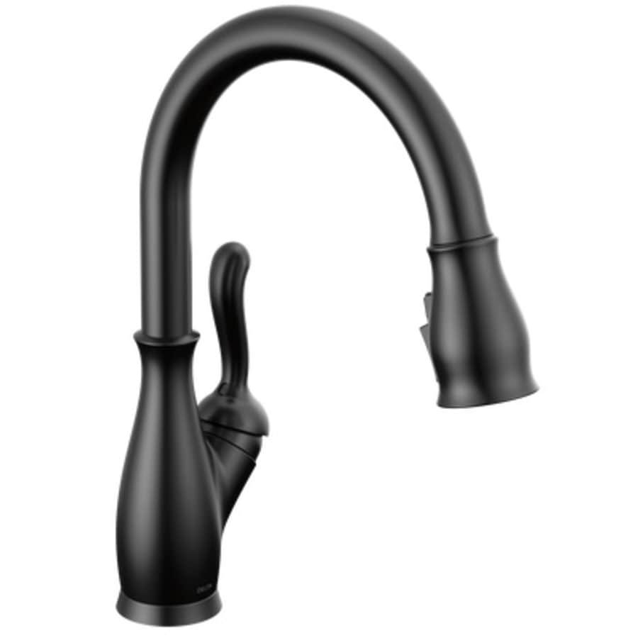 Delta Leland Pull-Down Kitchen Faucet with Magnetic Docking Spray Head and ShieldSpray - Includes Lifetime Warranty