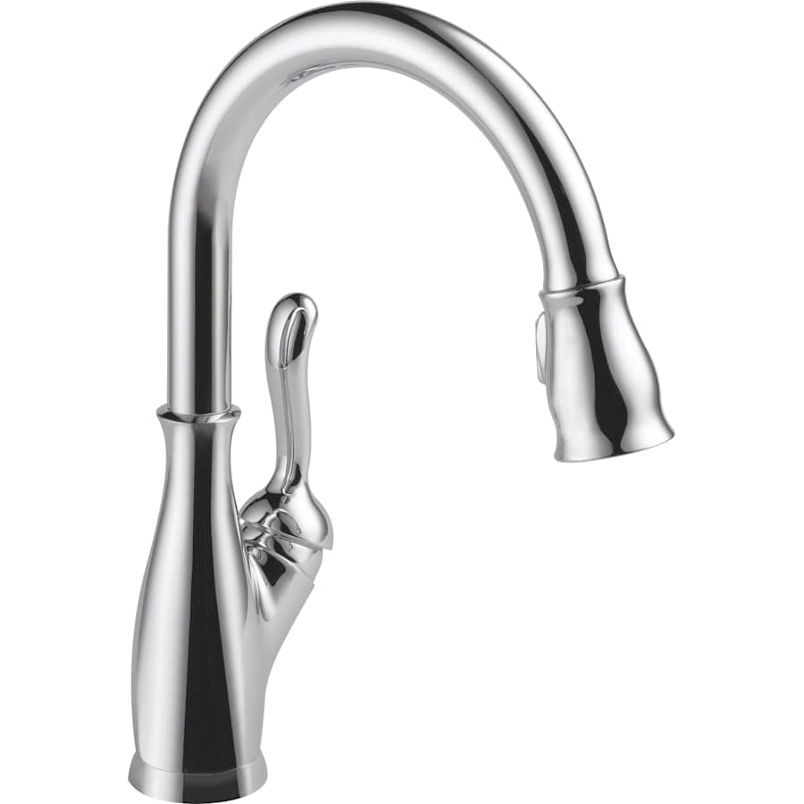 Delta Leland Pull-Down Kitchen Faucet with Magnetic Docking Spray Head and ShieldSpray - Includes Lifetime Warranty