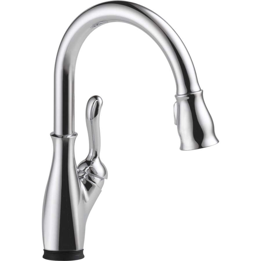Delta Leland Pull-Down Kitchen Faucet with On/Off Touch Activation and Magnetic Docking Spray Head and ShieldSpray - Includes Lifetime Warranty (5 Year on Electronic Parts)