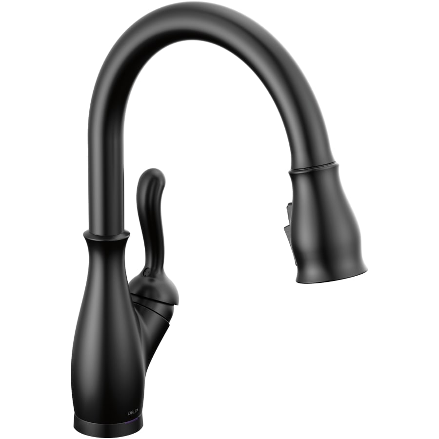 Delta Leland 1.8 GPM Single Hole Pull Down Touchless Kitchen Faucet with Voice IQ, Touch2O, ShieldSpray and Diamond Seal Technologies - Includes Escutcheon