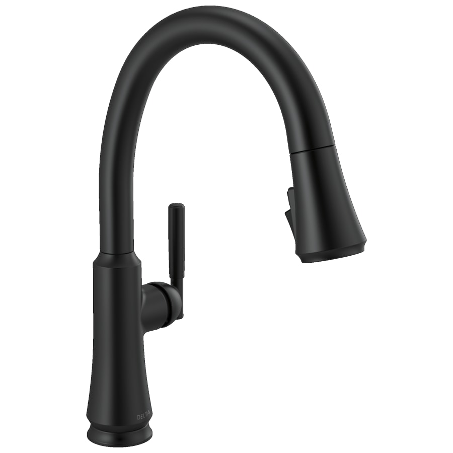 Delta Coranto 1.8 GPM Single Hole Pull Down Kitchen Faucet with Magnetic Docking Spray Head and ShieldSpray