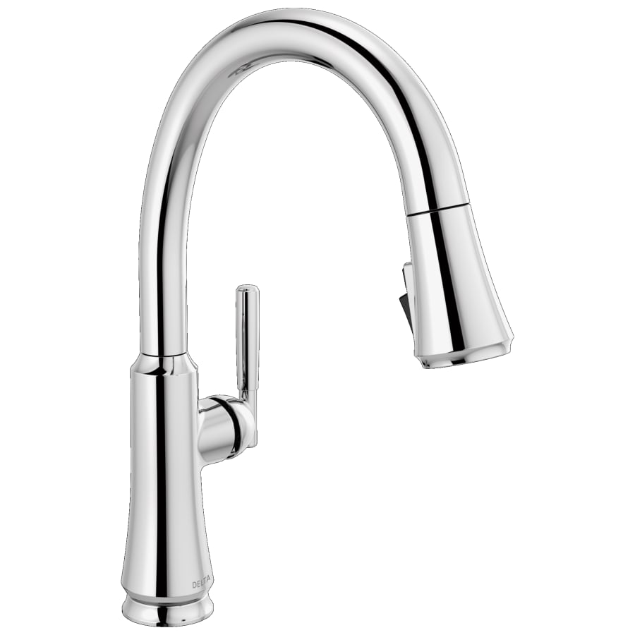 Delta Coranto 1.8 GPM Single Hole Pull Down Kitchen Faucet with Magnetic Docking Spray Head and ShieldSpray