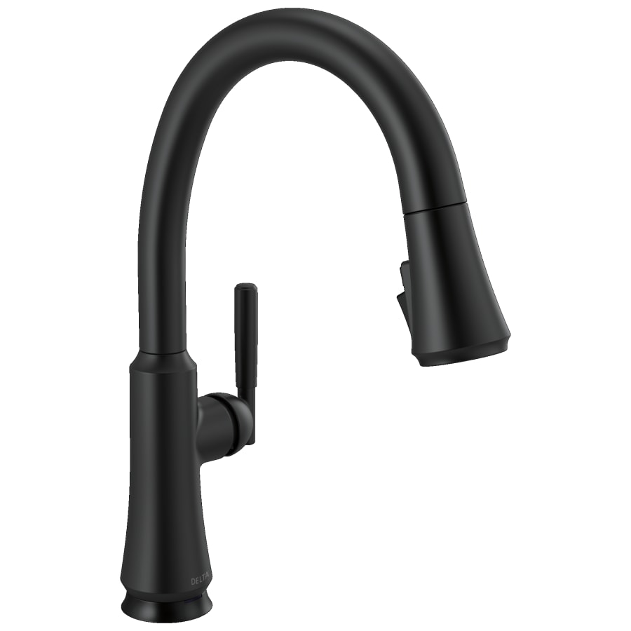 Delta Coranto 1.8 GPM Single Hole Pull Down Kitchen Faucet with On/Off Touch Activation, Magnetic Docking Spray Head and ShieldSpray