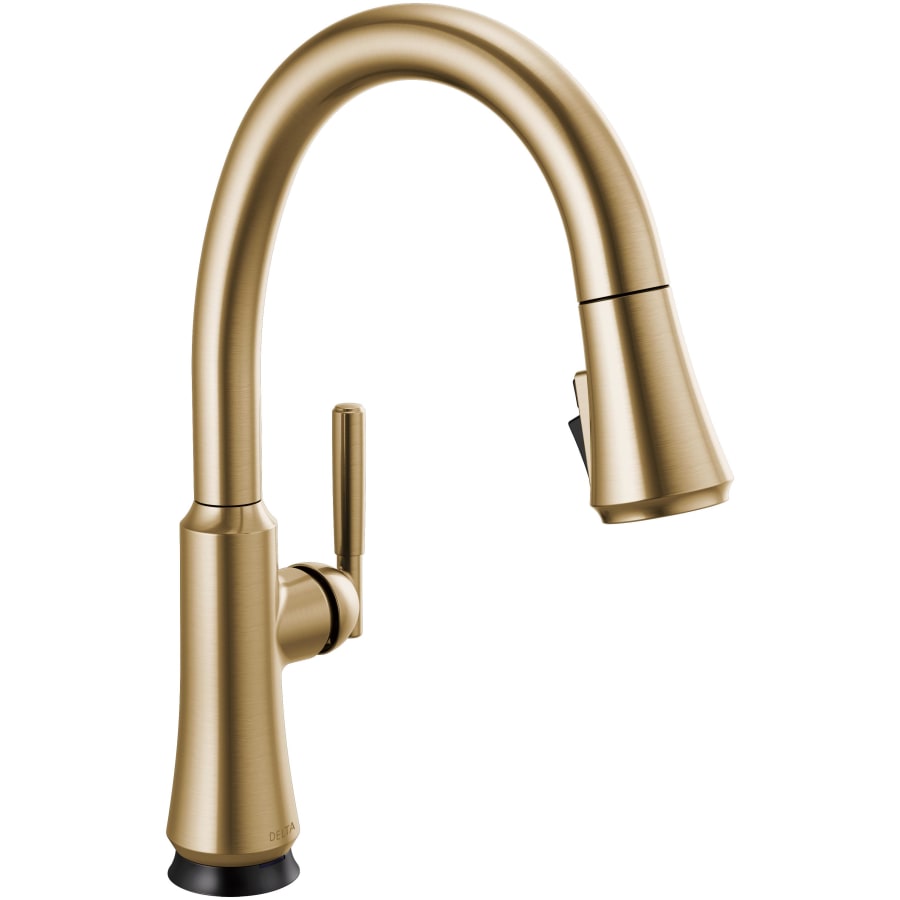 Delta Coranto 1.8 GPM Single Hole Pull Down Kitchen Faucet with On/Off Touch Activation, Magnetic Docking Spray Head and ShieldSpray