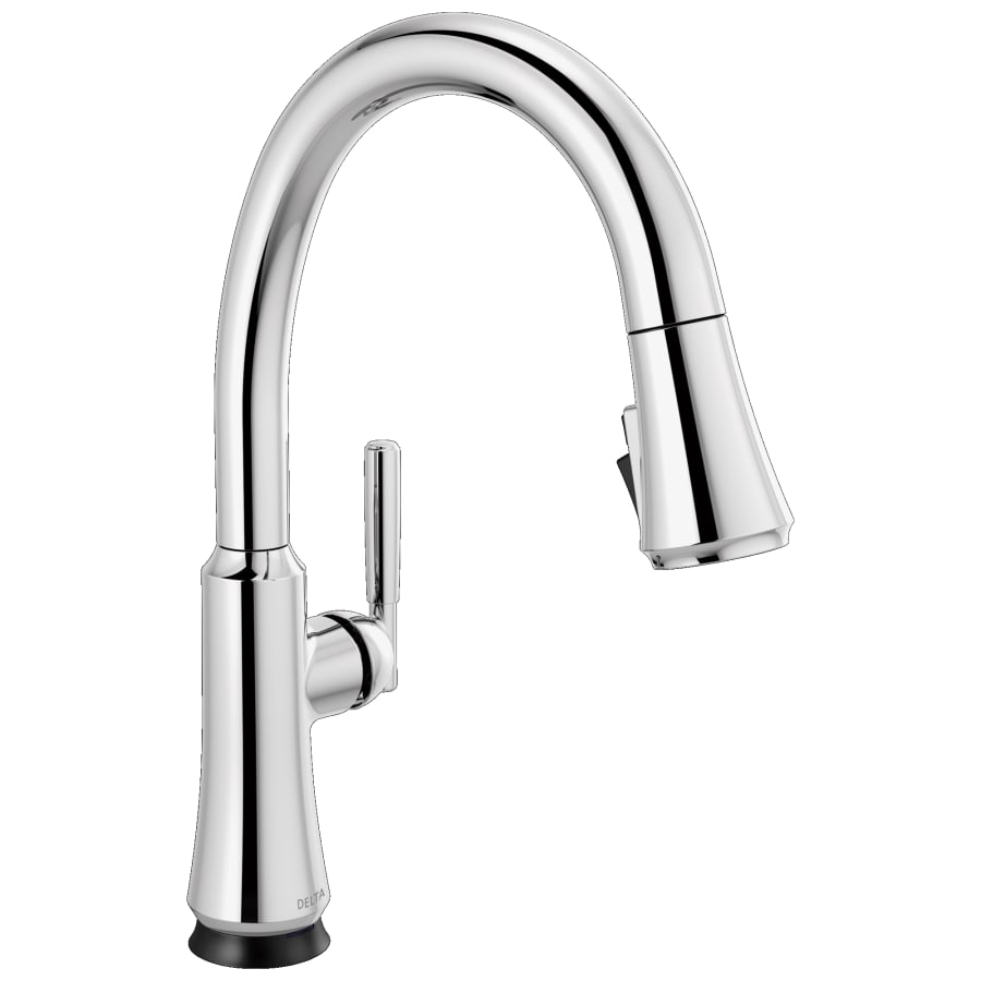 Delta Coranto 1.8 GPM Single Hole Pull Down Kitchen Faucet with On/Off Touch Activation, Magnetic Docking Spray Head and ShieldSpray