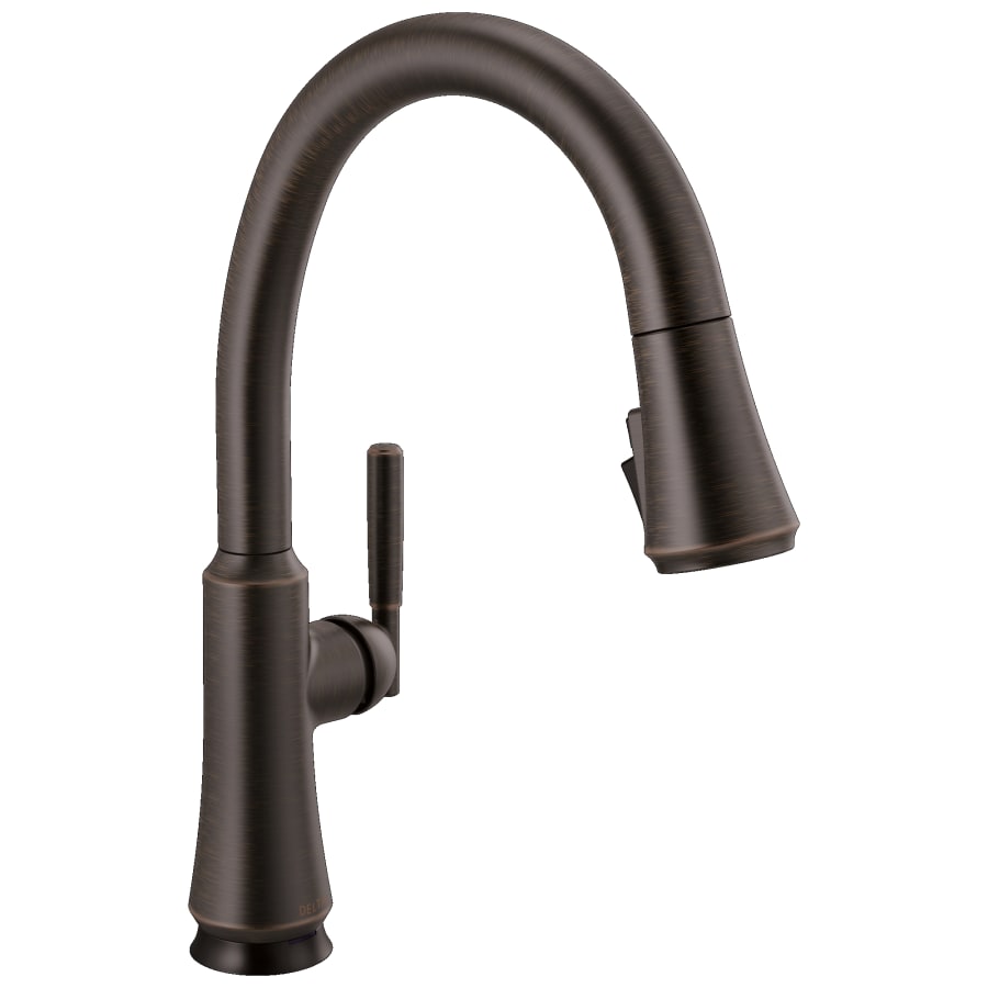 Delta Coranto 1.8 GPM Single Hole Pull Down Kitchen Faucet with On/Off Touch Activation, Magnetic Docking Spray Head and ShieldSpray