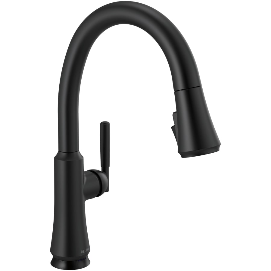Delta Coranto 1.8 GPM Single Hole Pull Down Touchless Kitchen Faucet with Touch2O, Diamond Seal, and ShieldSpray Technologies - Includes Escutcheon