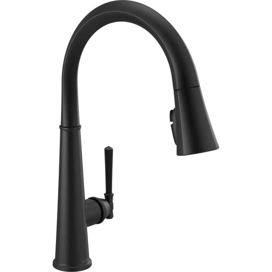 Delta Emmeline 1.8 GPM Single Hole Pull Down Kitchen Faucet with ShieldSpray and Magnetic Docking Spray Head