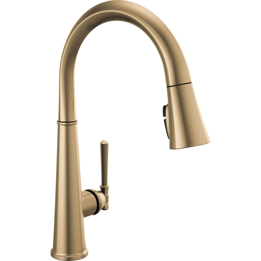 Delta Emmeline 1.8 GPM Single Hole Pull Down Kitchen Faucet with ShieldSpray and Magnetic Docking Spray Head