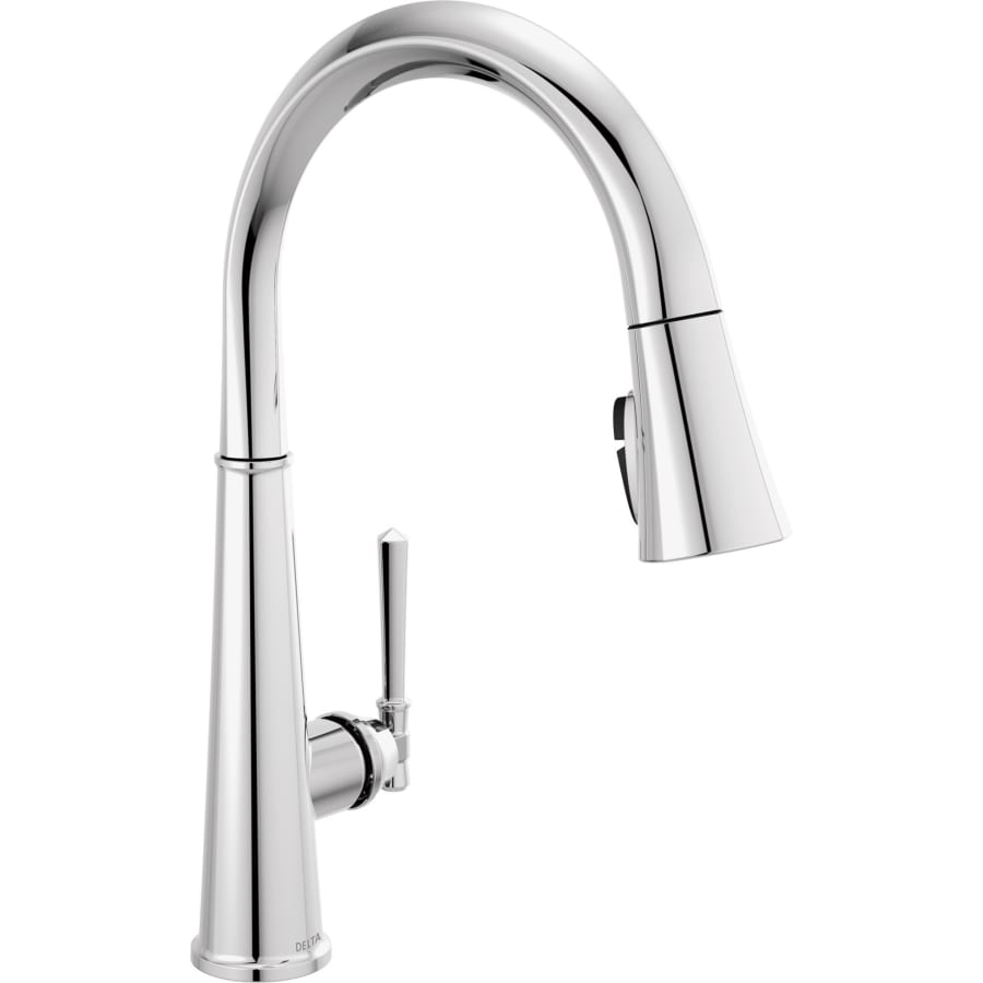 Delta Emmeline 1.8 GPM Single Hole Pull Down Kitchen Faucet with ShieldSpray and Magnetic Docking Spray Head