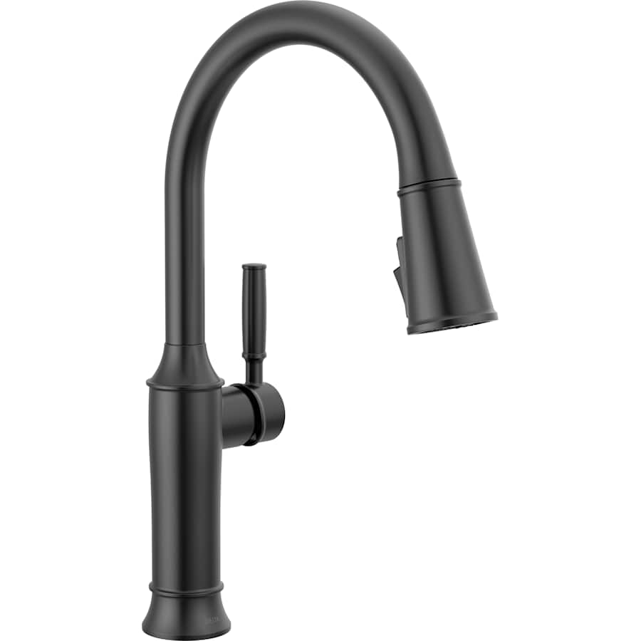 Delta Renaldi 1.8 GPM Single Hole Pull Down Kitchen Faucet with Magnetic Docking Spray Head