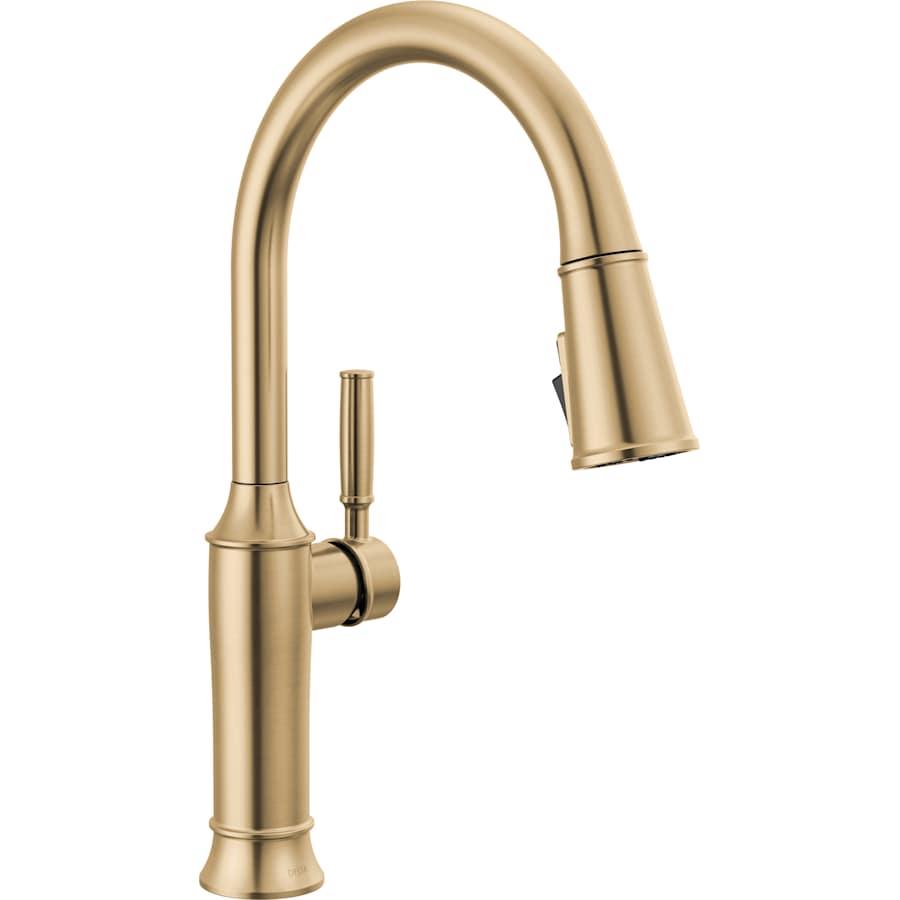 Delta Renaldi 1.8 GPM Single Hole Pull Down Kitchen Faucet with Magnetic Docking Spray Head