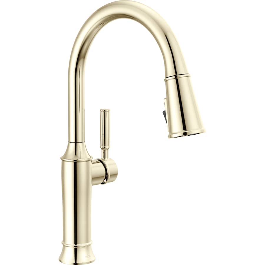 Delta Renaldi 1.8 GPM Single Hole Pull Down Kitchen Faucet with Magnetic Docking Spray Head