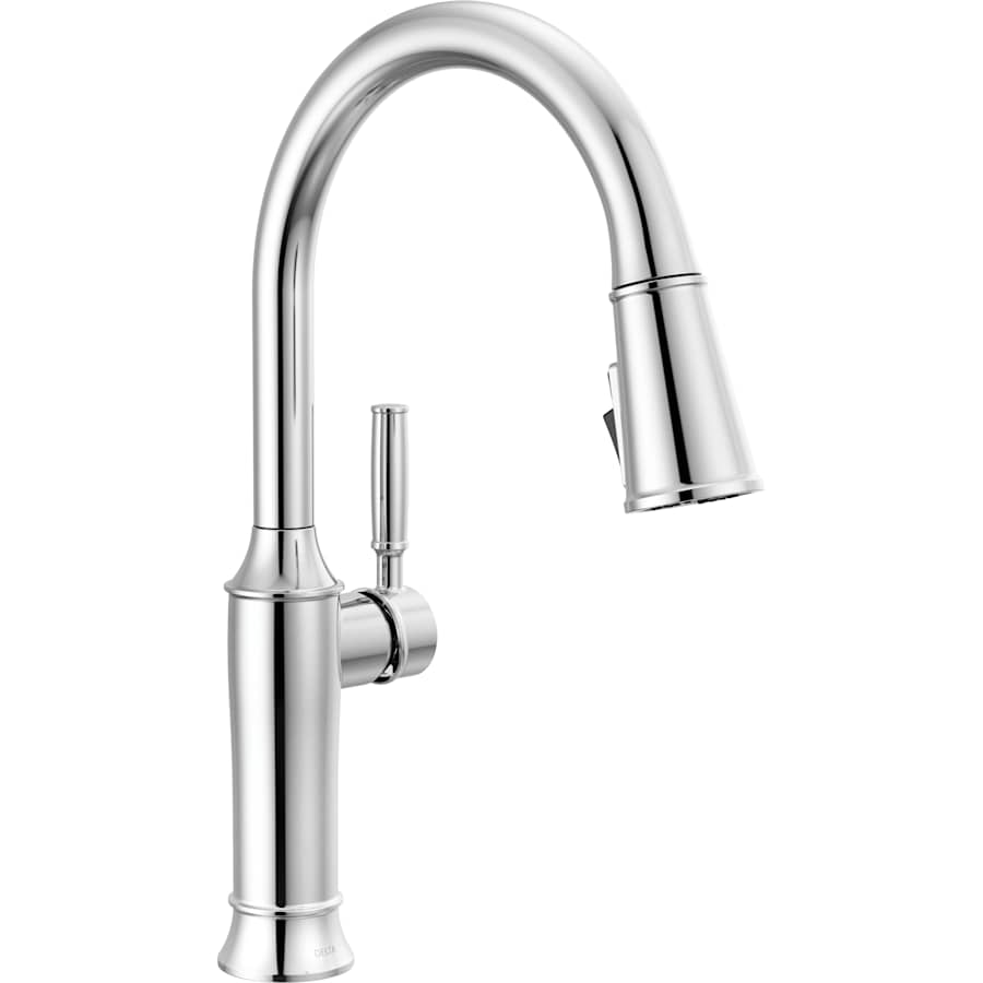 Delta Renaldi 1.8 GPM Single Hole Pull Down Kitchen Faucet with Magnetic Docking Spray Head
