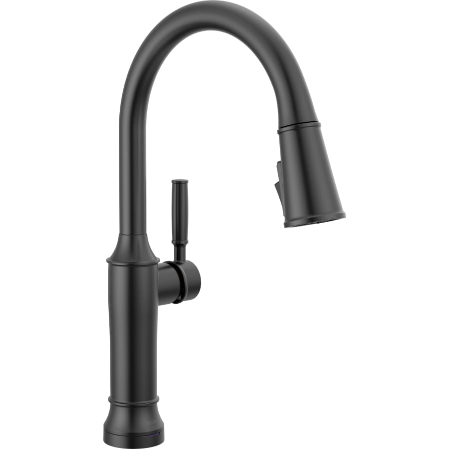Delta Renaldi 1.8 GPM Single Hole Pull Down Touchless Kitchen Faucet with Touch2O Technology and Magnetic Docking Spray Head