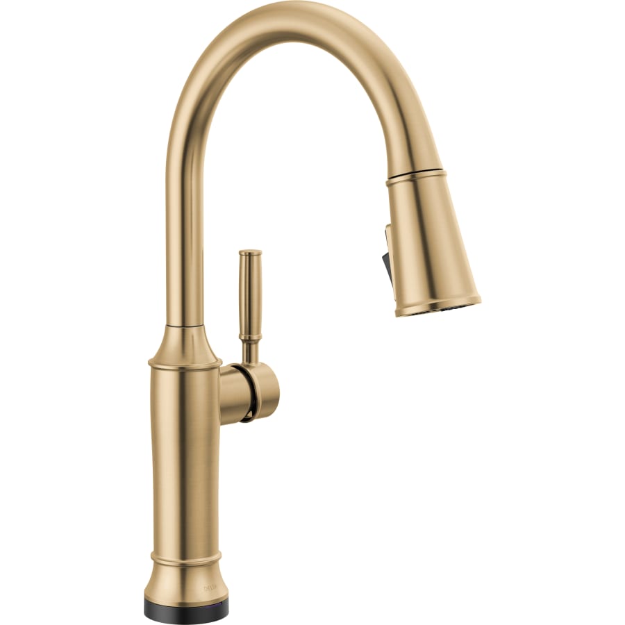 Delta Renaldi 1.8 GPM Single Hole Pull Down Touchless Kitchen Faucet with Touch2O Technology and Magnetic Docking Spray Head
