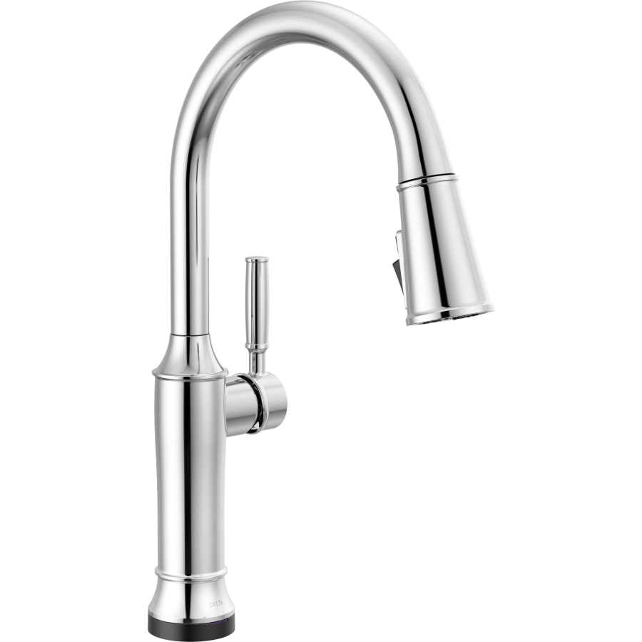 Delta Renaldi 1.8 GPM Single Hole Pull Down Touchless Kitchen Faucet with Touch2O Technology and Magnetic Docking Spray Head