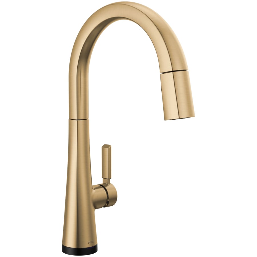 Delta Monrovia 1.8 GPM Deck Mounted Pull Down Kitchen Faucet with DIAMOND Seal, Touch-Clean, MagnaTite, and Touch2O Technologies