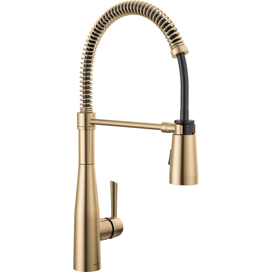 Delta Essa 1.8 GPM Single Hole Pre-Rinse Pull Down Kitchen Faucet - Includes Escutcheon