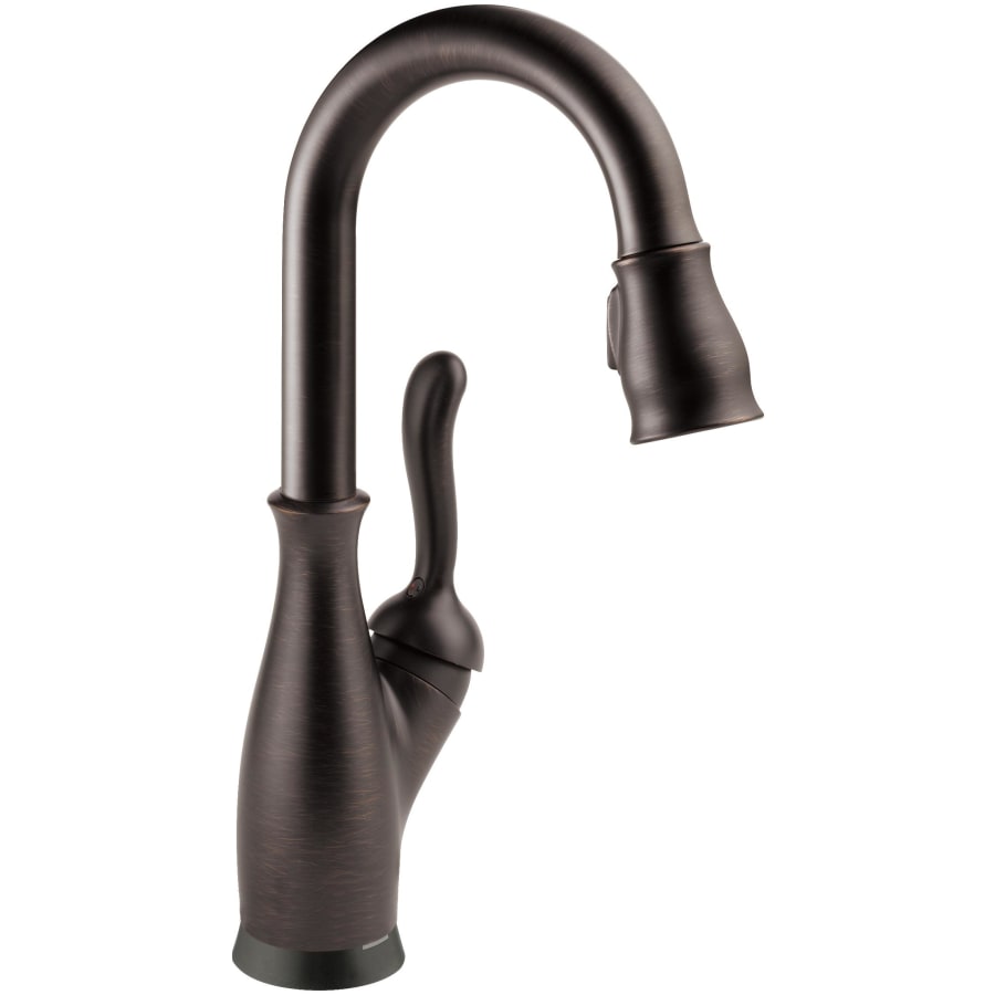 Delta Leland 1.8 GPM Single Hole Pull Down Touchless Bar Faucet with Touch2O, Touch-Clean, MagnaTite Docking and Diamond Seal Cartridge Technologies