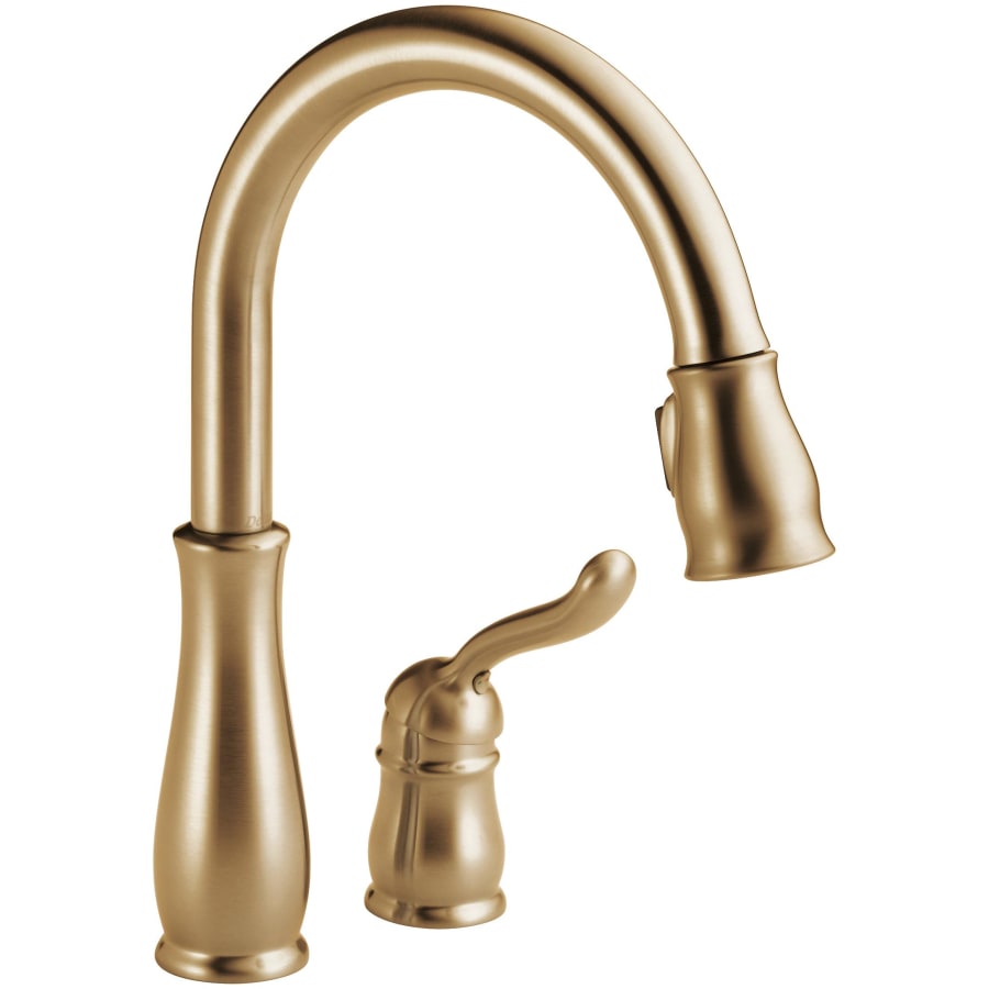 Delta Leland Pull-Down Kitchen Faucet with Magnetic Docking Spray Head - Includes Lifetime Warranty
