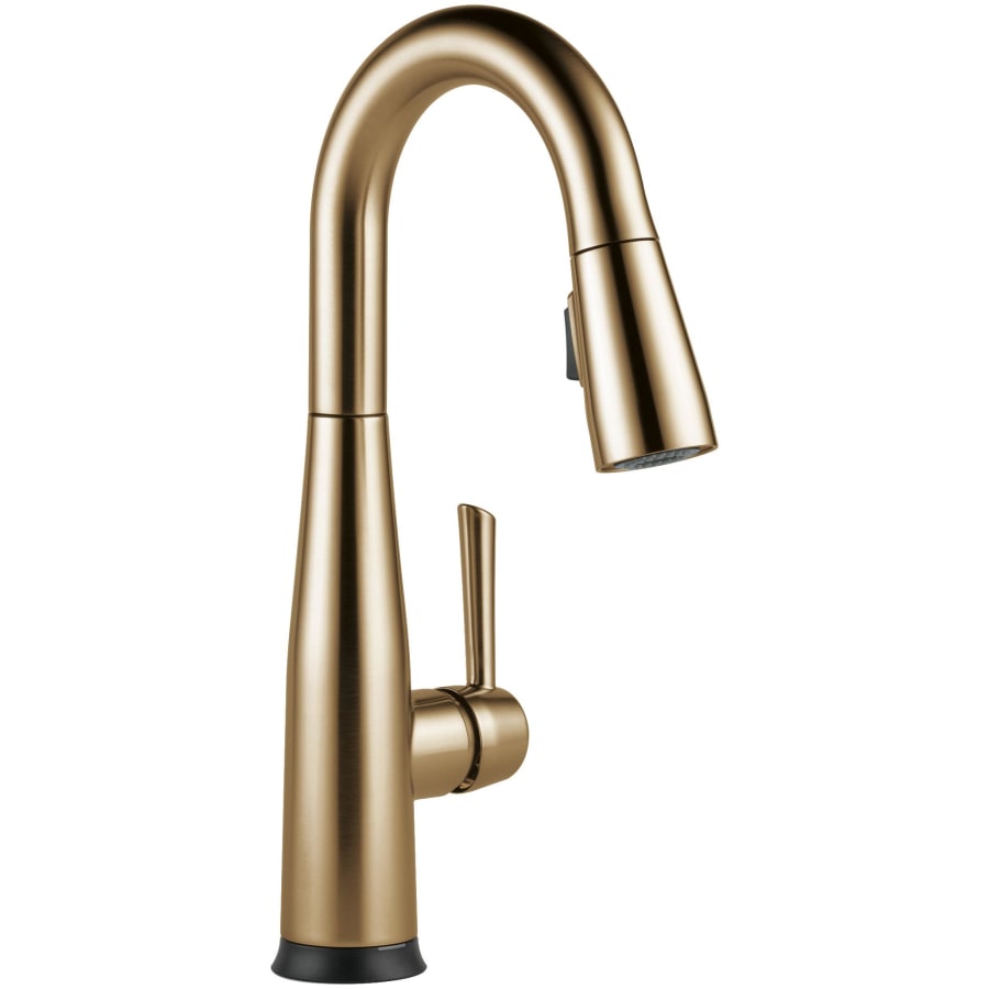 Delta Essa Pull-Down Bar/Prep Faucet with On/Off Touch Activation and Magnetic Docking Spray Head - Includes Lifetime Warranty (5 Year on Electronic Parts)