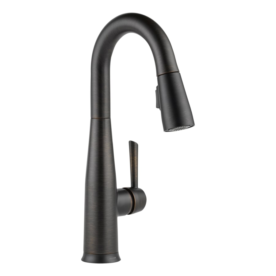 Delta Essa Pull-Down Bar/Prep Faucet with On/Off Touch Activation and Magnetic Docking Spray Head - Includes Lifetime Warranty (5 Year on Electronic Parts)
