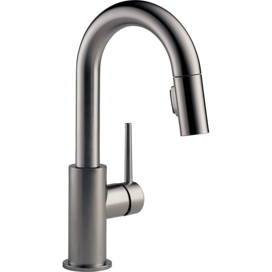 Delta Trinsic 1.8 GPM Single Hole Pull-Down Bar/Prep Faucet with Magnetic Docking Spray Head