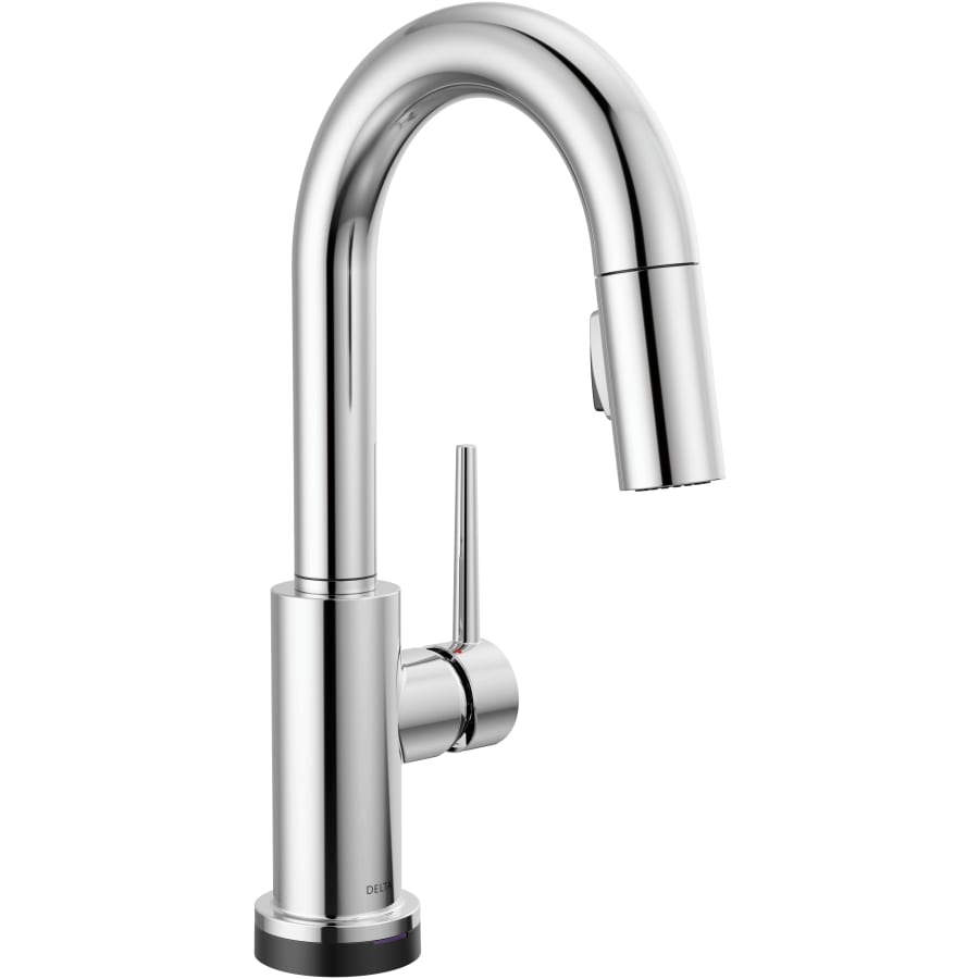 Delta Trinsic 1.8 GPM Single Hole Pull Down Touchless Bar Faucet with Touch2O Touch-Clean, MagnaTite Docking and Diamond Seal Cartridge Technologies