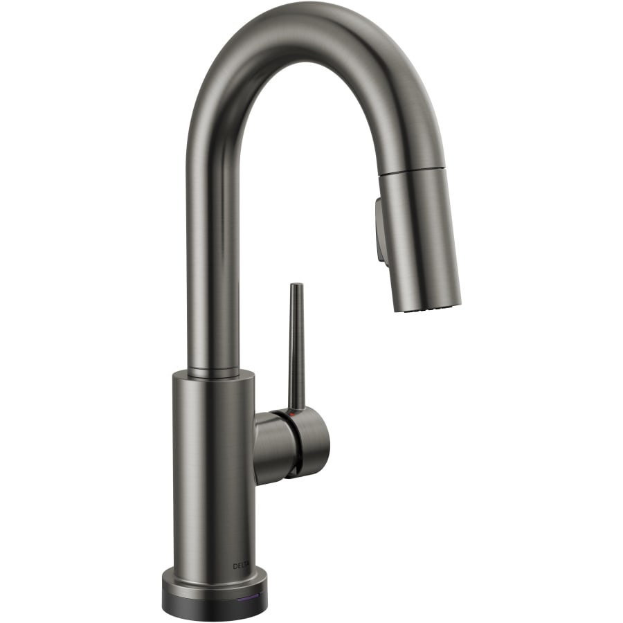 Delta Trinsic 1.8 GPM Single Hole Pull Down Touchless Bar Faucet with Touch2O Touch-Clean, MagnaTite Docking and Diamond Seal Cartridge Technologies