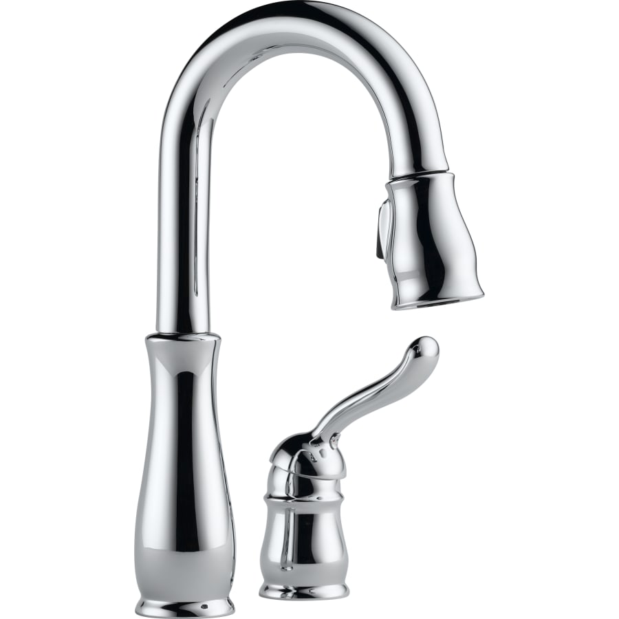 Delta Leland Pull-Down Bar/Prep Faucet with Magnetic Docking Spray Head - Includes Lifetime Warranty