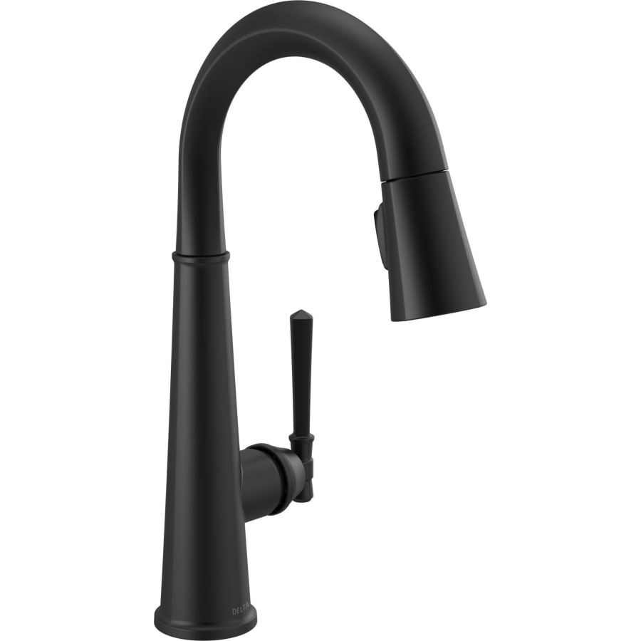 Delta Emmeline 1.8 GPM Single Hole Pull Down Bar/Prep Faucet with Magnetic Docking Spray Head