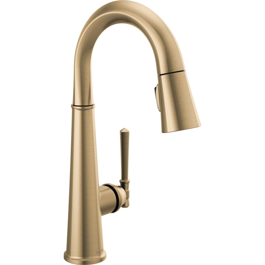 Delta Emmeline 1.8 GPM Single Hole Pull Down Bar/Prep Faucet with Magnetic Docking Spray Head